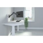 Digitus Universal Monitor Wall Mount with Gas Spring and Swivel Arm for 17" to 32" Screens up to 9 kg Black