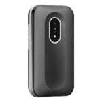Doro Leva L20 Clamshell 4G Feature Phone, 2.8" TFT Display, 128MB ROM, 64MB RAM, Black, White
