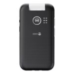 Doro Leva L20 Clamshell 4G Feature Phone, 2.8" TFT Display, 128MB ROM, 64MB RAM, Black, White