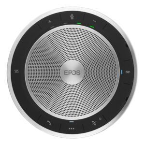 EPOS EXPAND 30 Wireless Portable Conference Speakerphone, Bluetooth 5.0 & USB-C, 18h Talk Time, Black/Silver