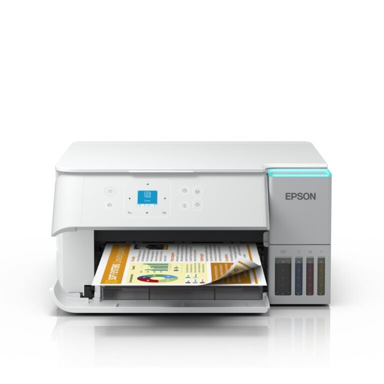 Epson EcoTank ET-2956 All-in-One A4 Colour Inkjet Printer (Print/Scan/Copy), Duplex, Wi-Fi, White