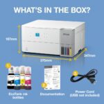Epson EcoTank ET-2956 All-in-One A4 Colour Inkjet Printer (Print/Scan/Copy), Duplex, Wi-Fi, White