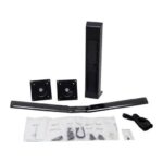 Ergotron 97-934-085 WorkFit Dual Monitor Desk Mount Kit for up to 24" Screens, Black