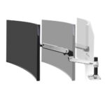 Ergotron LX Desk Mount LCD Arm for 34-inch Display up to 11.3 kg Black