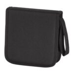 Hama 11615 32 Disc CD/DVD Storage Wallet with Carrying Strap, Nylon - Black