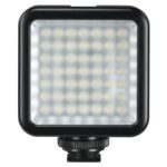 Hama 49 BD LED Selfie Light with Smartphone Holder, Battery Operated, Black