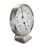 Hama Tahiti Indoor Mechanical Temperature and Humidity Sensor Stainless Steel