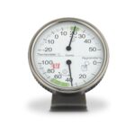 Hama Tahiti Indoor Mechanical Temperature and Humidity Sensor Stainless Steel