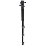 Hama TAR Duo Aluminium Camera Tripod with Ball Head, 165cm Height, 8kg Capacity - Black
