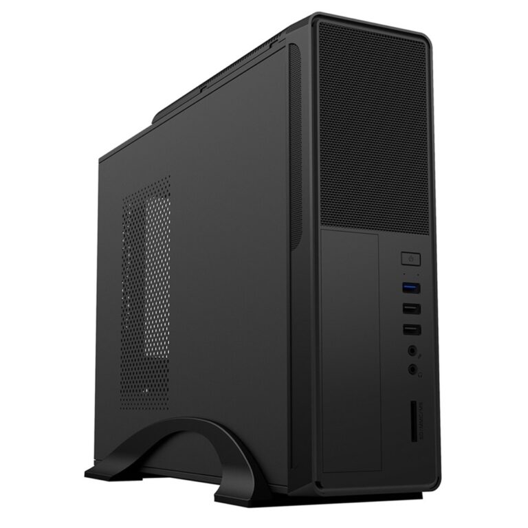 Hardvance AMD Ryzen 5 5600GT 6-Core Pre-Built Desktop PC, 16GB DDR4 RAM, 512GB NVMe SSD, Wi-Fi, Micro-ATX Small Form Factor, Black