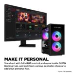 HP OMEN 35L GT16-0038na Gaming Desktop, AMD Ryzen 7 8700F, 32GB DDR5, 1TB SSD, RTX 5060 Ti 16GB, Windows 11 Home, Black