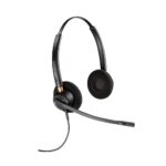 HP Poly EncorePro 520D Wired Binaural Headset with Quick Disconnect and Boom Mic - Black