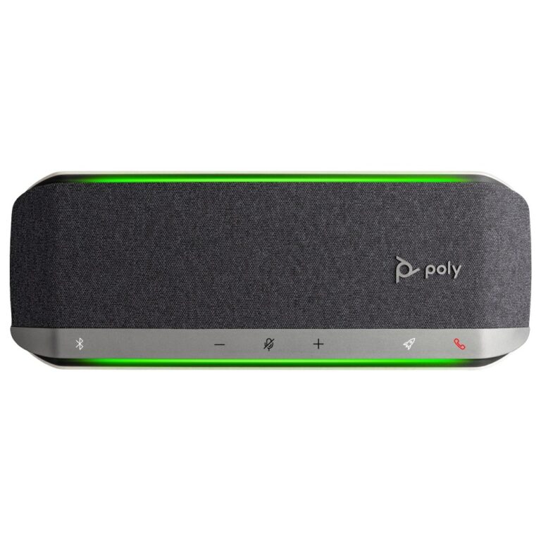 HP Poly Sync 40 USB-A and USB-C Bluetooth Smart Speakerphone Silver