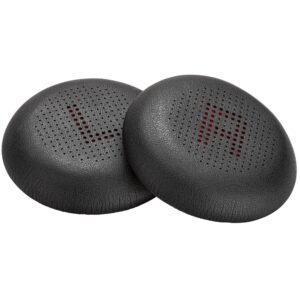 HP Poly Voyager 4300 Leatherette Ear Cushions Black 2 Pieces