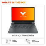 HP Victus 15.6-inch Full HD 144 Hz Gaming Laptop, AMD Ryzen 5, 16 GB RAM, 1 TB SSD, NVIDIA GeForce RTX 5050, Windows 11 Home, Black