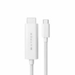 HYPER HyperDrive USB-C to HDMI 4K60Hz Cable 2.5 m White