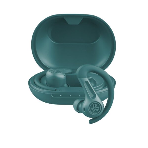 JLab JBuds Air Sport True Wireless Earbuds Bluetooth IP66 Sweatproof Teal