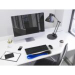 Kensington Slim Duo Gel Ergonomic Keyboard Wrist Rest for Low-Profile Keyboards - Blue