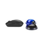 Kensington Slim Duo Gel Ergonomic Mouse and Trackball Wrist Rest for Low-Profile Mice - Blue