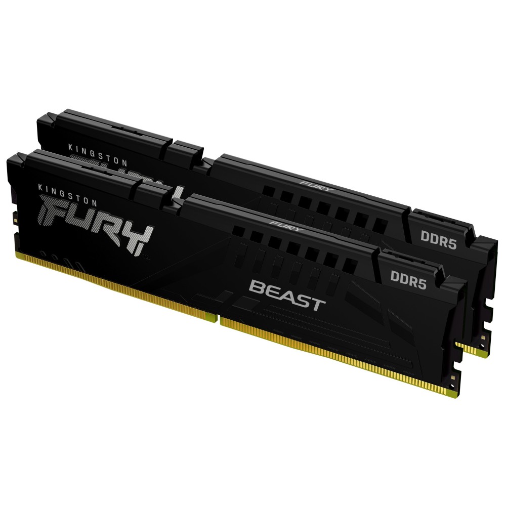 Kingston FURY Beast DDR5 32GB 6000MT/s 2 x 16GB CL36 PC Memory Black EXPO