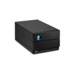 LaCie 2big Dock v2 60 TB Desktop Hard Drive Black Thunderbolt 3 USB-C