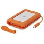 LaCie Rugged USB-C External Hard Drive HDD 5 TB Grey Yellow