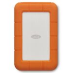 LaCie Rugged USB-C External Hard Drive HDD 5 TB Grey Yellow