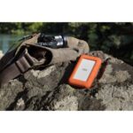 LaCie Rugged USB-C External Hard Drive HDD 5 TB Grey Yellow