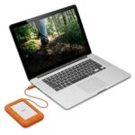 LaCie Rugged USB-C External Hard Drive HDD 5 TB Grey Yellow