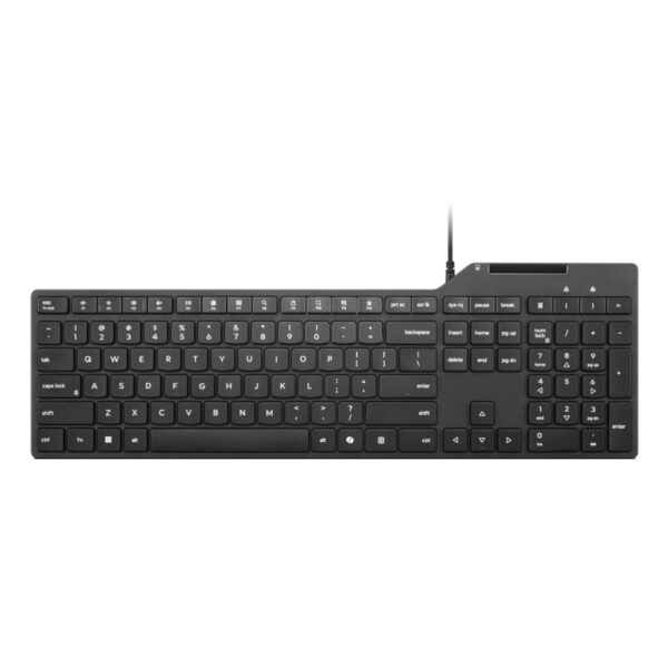 Lenovo Smartcard Keyboard 5000 Wired USB UK English Full-size Plunger Black