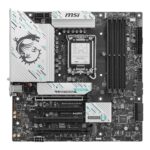 MSI B860M Gaming Plus WiFi Micro-ATX Motherboard - LGA 1851, Intel B860, DDR5, Wi-Fi 7, Black