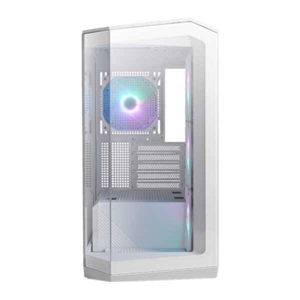MSI MAG PANO M100R PZ Micro Tower Gaming Case White