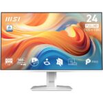 MSI Pro MP243W E14 Computer Monitor 23.8" Full HD IPS 144 Hz White