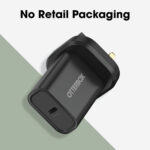OtterBox Standard Wall Charger 20W USB-C Power Delivery 3.0 Type G UK Black