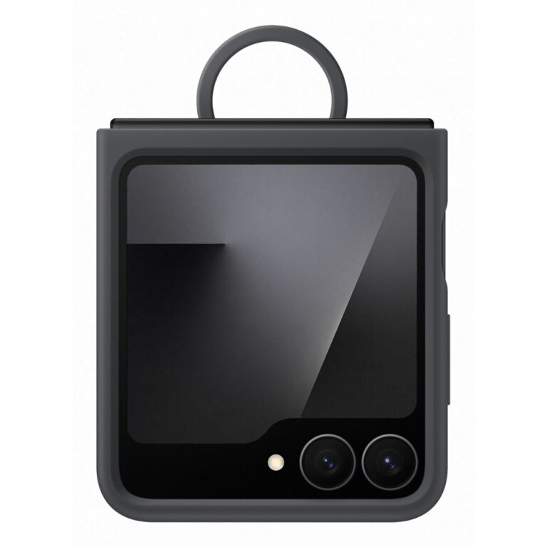 Samsung EF-PF741TBEGWW Silicone Case for Galaxy Z Flip6 and Galaxy Z Flip7 FE - Black