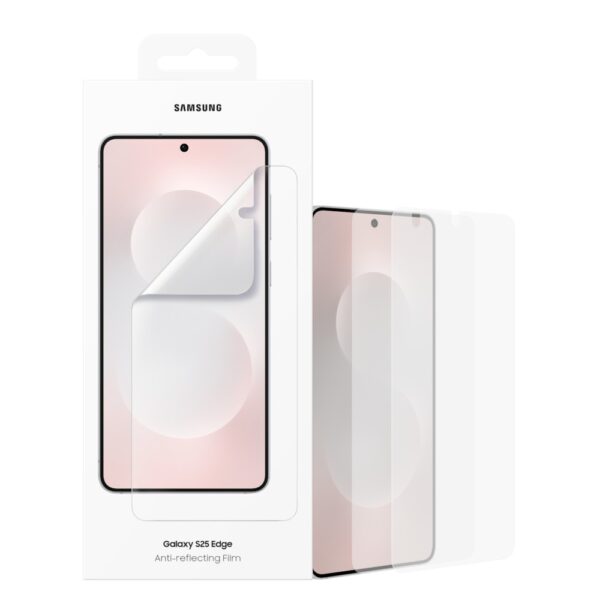 Samsung EF-US937 Anti-Glare Screen Protector for Galaxy S25 Edge 6.7", 2-Pack - Transparent