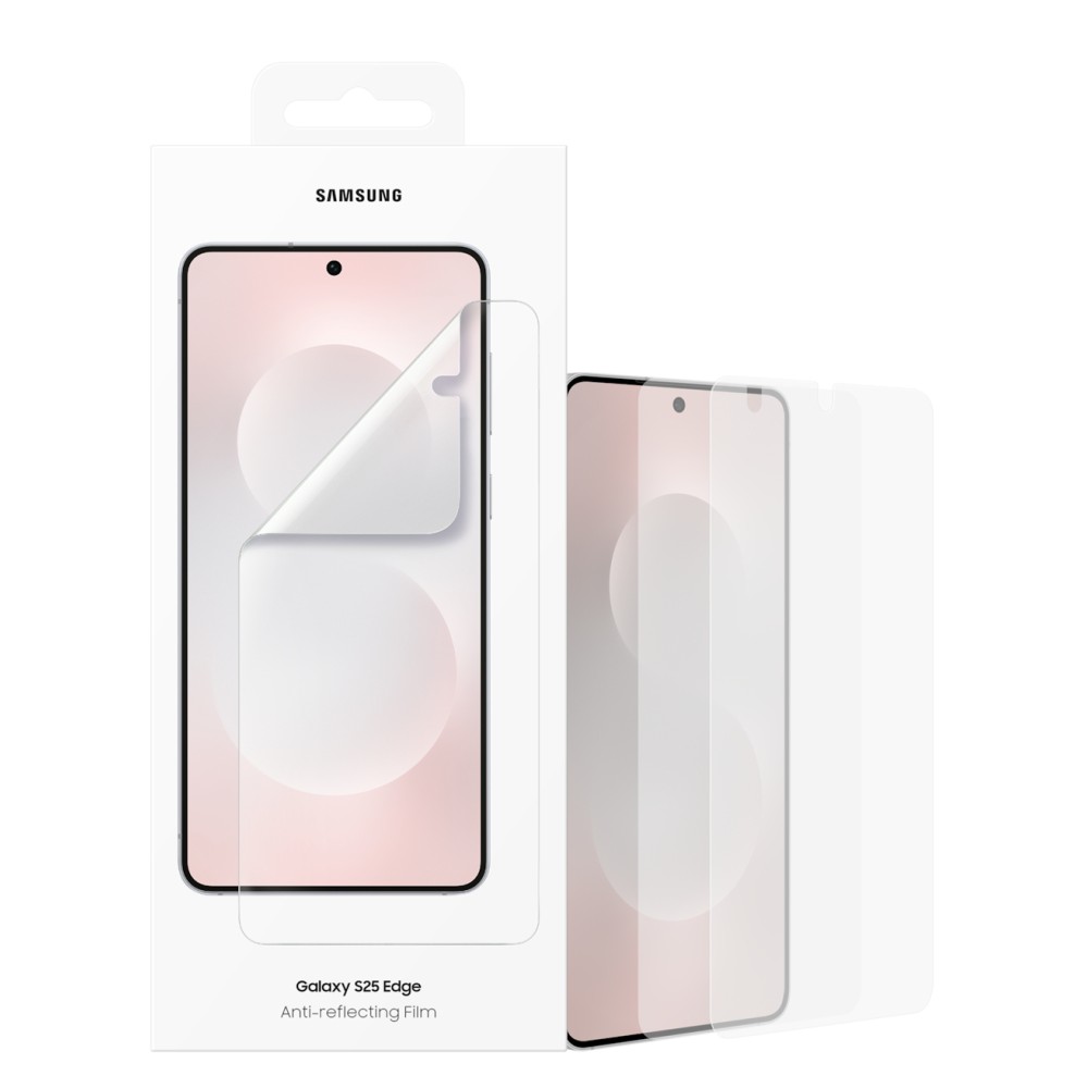Samsung EF-US937 Anti-Glare Screen Protector for Galaxy S25 Edge 6.7", 2-Pack - Transparent Samsung EF-US937 Anti-Glare Screen Protector for Galaxy S25 Edge 6.7", 2-Pack - Transparent