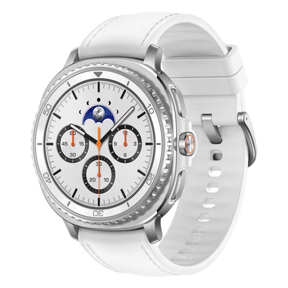 Samsung Galaxy Watch8 Classic 46mm Smartwatch, 4G LTE, 1.3" Super AMOLED, 64GB, Silver/White Samsung Galaxy Watch8 Classic 46mm Smartwatch, 4G LTE, 1.3" Super AMOLED, 64GB, Silver/White