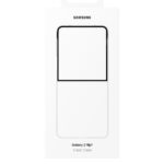 Samsung Galaxy Z Flip7 Clear Case, 1.0mm Slim Silicone Cover, Anti-Yellowing - Transparent