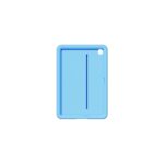 Samsung GP-FPX216AMDLW Puffy Cover Tablet Case for Galaxy Tab A9+ with Kickstand - Blue
