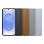 Samsung Kindsuit Faux Leather Protective Case for Galaxy S25 - Grey
