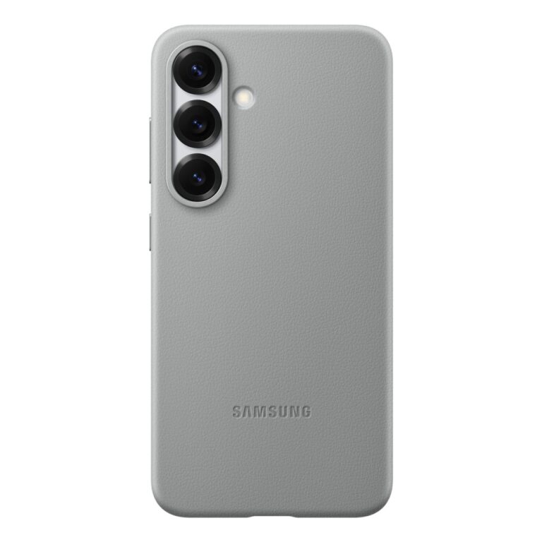Samsung Kindsuit Faux Leather Protective Case for Galaxy S25 - Grey