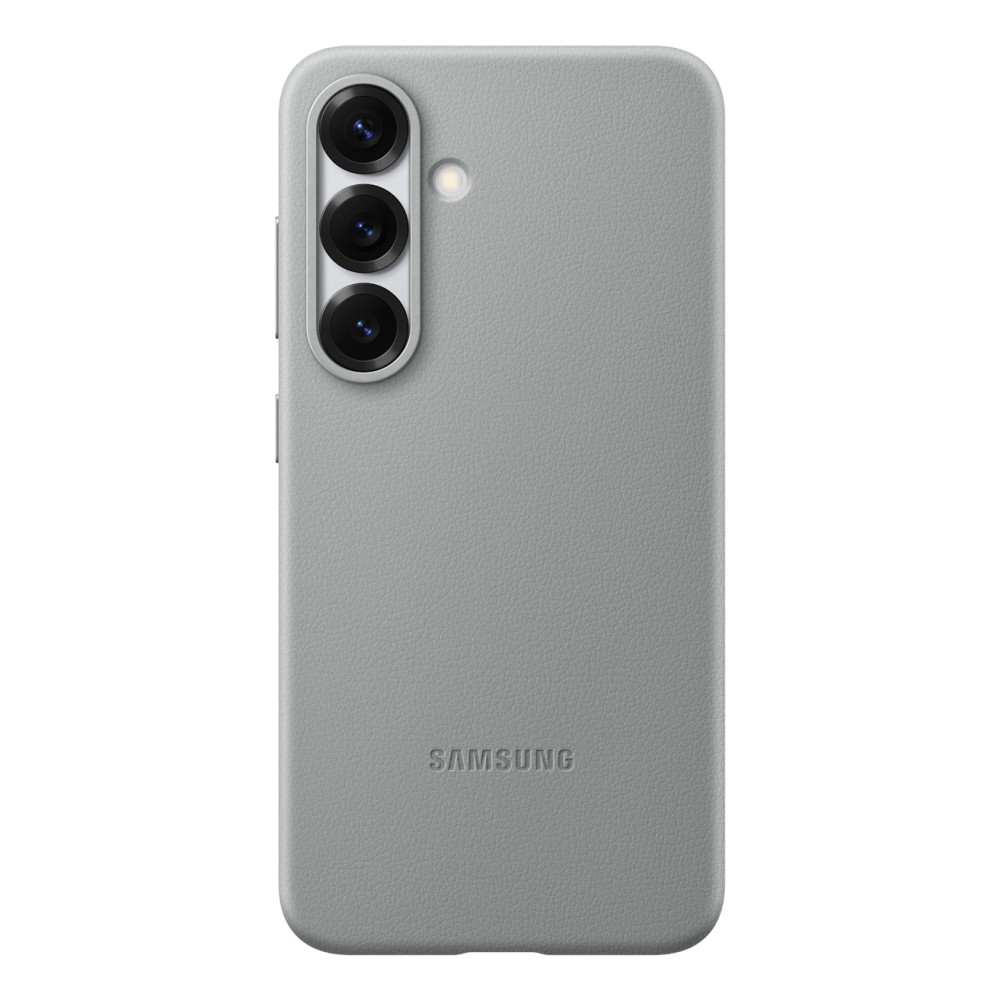 Samsung Kindsuit Faux Leather Protective Case for Galaxy S25 - Grey Samsung Kindsuit Faux Leather Protective Case for Galaxy S25 - Grey