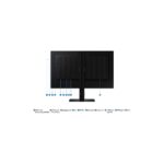 Samsung LS24D600UAU 24-inch Quad HD IPS Monitor, 100 Hz, USB-C, Ethernet, KVM Switch, Black