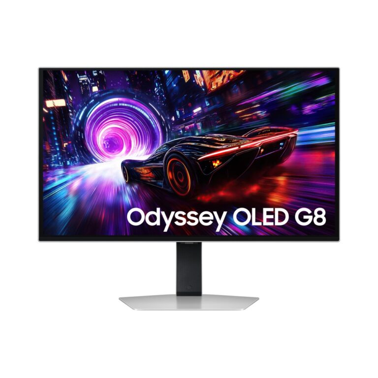 Samsung Odyssey OLED G81SF 27-inch 4K Gaming Monitor, 240Hz, QD-OLED, Silver