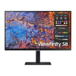 Samsung ViewFinity S32B800PXP 32" 4K Ultra HD IPS Monitor, 60 Hz, USB-C, Ethernet, Black