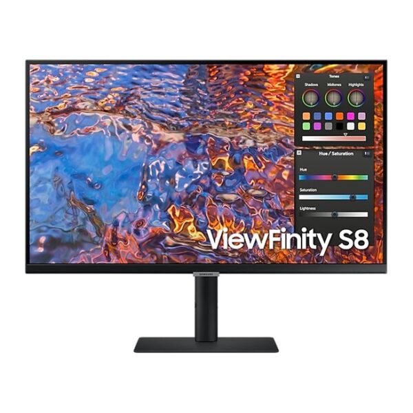 Samsung ViewFinity S32B800PXP 32" 4K Ultra HD IPS Monitor, 60 Hz, USB-C, Ethernet, Black