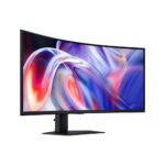 Samsung ViewFinity S8 40" Curved 5K2K WUHD VA Monitor, 144 Hz, HDR10+, FreeSync Premium, Black