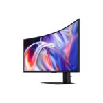 Samsung ViewFinity S8 40" Curved 5K2K WUHD VA Monitor, 144 Hz, HDR10+, FreeSync Premium, Black