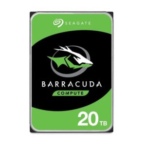 Seagate BarraCuda 20TB 3.5" SATA Internal Hard Drive 7200 RPM 512MB Cache